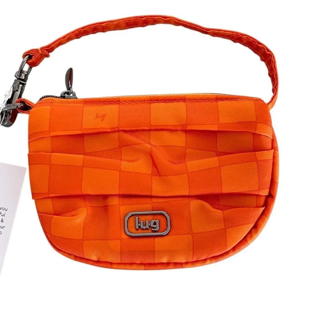 Lug Haunted Squares Orange Disco Pouch Halloween - Picture 1 of 8